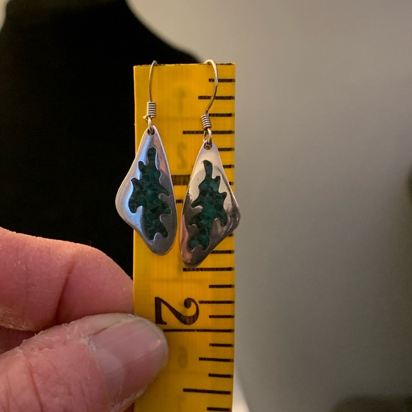 975 Silver & Malachite Set - Picture 6 of 8